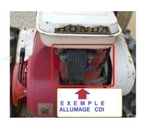 Bobine allumage + boitier CDI moteur G150 G200 MOTOCULTEUR