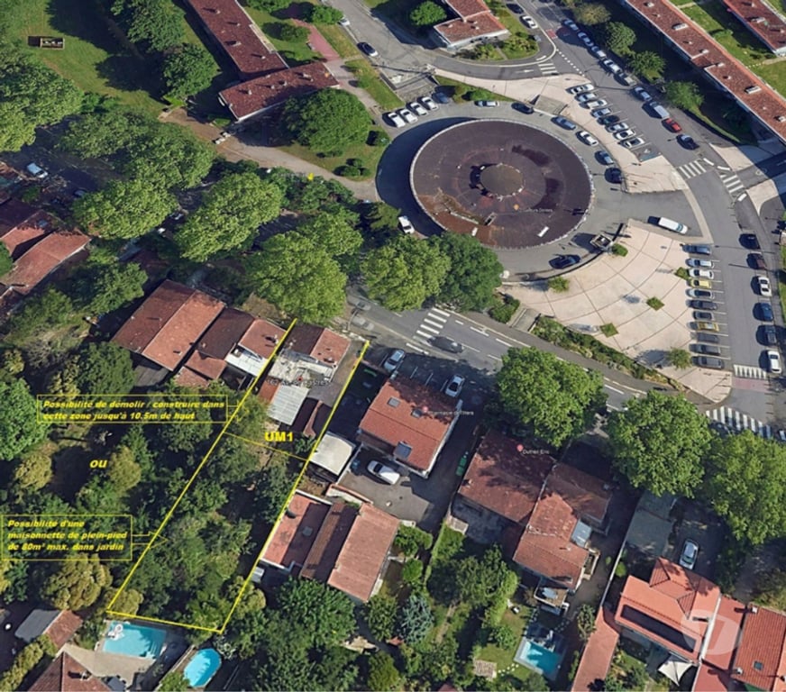 Terrain à vendre Haute-Garonne Toulouse - Photos Vivastreet Terrain avec maison "art déco" et potentiel restant 300m²