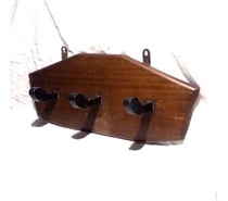 Grand porte-manteau en bois