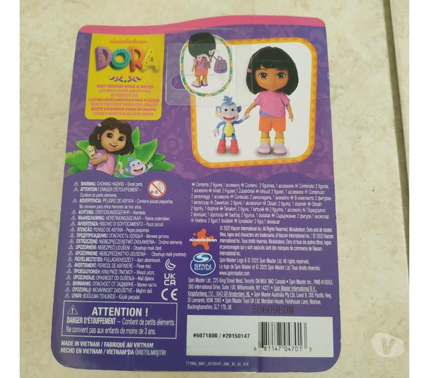 Jeux - Jouets Ardèche Ardoix - 07290 - Photos Vivastreet Poupée Dora 15 cm et figurine Babouche (Neufs)