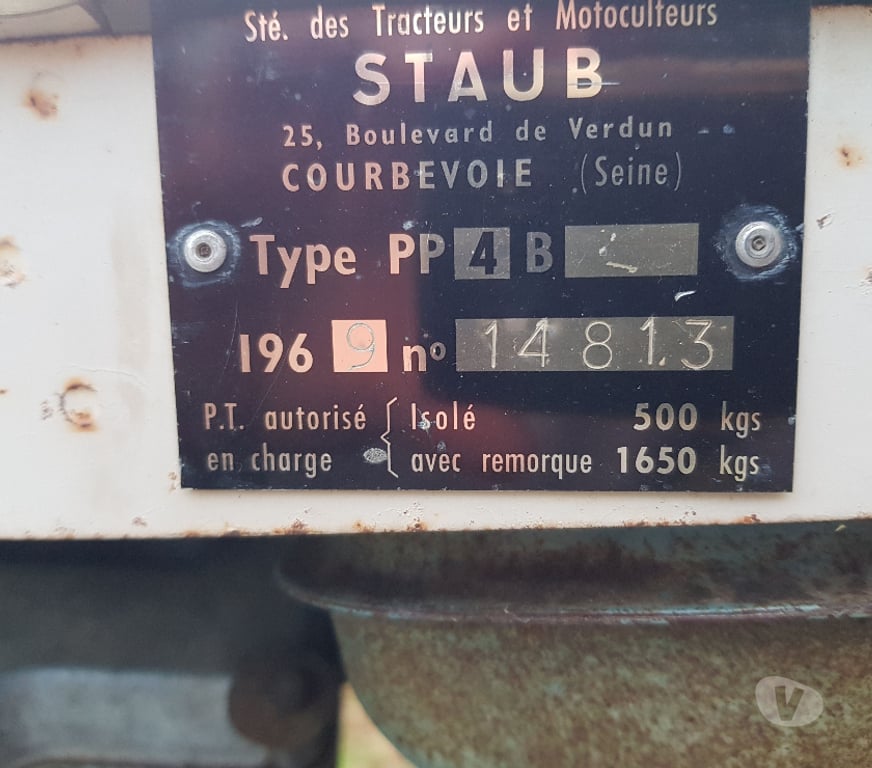  Rhône Soucieu en Jarrest - 69510 - Photos Vivastreet Motoculteur Staub PP 4B 7ch