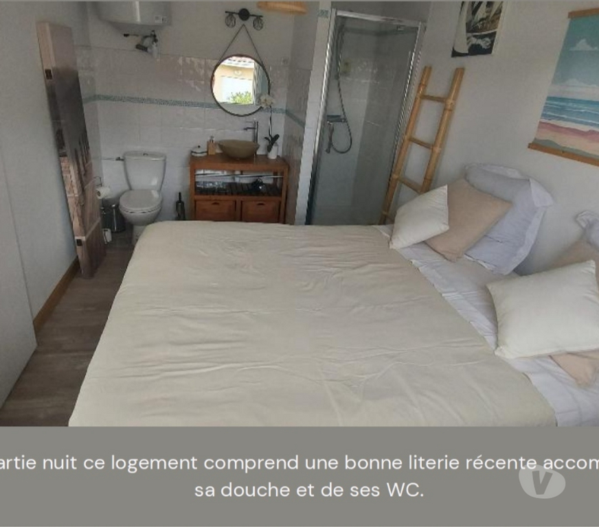 Appartement meublé Gironde Merignac - 33700 - Photos Vivastreet Studio meublé 28 m² avec jardin – Mérignac Pessac