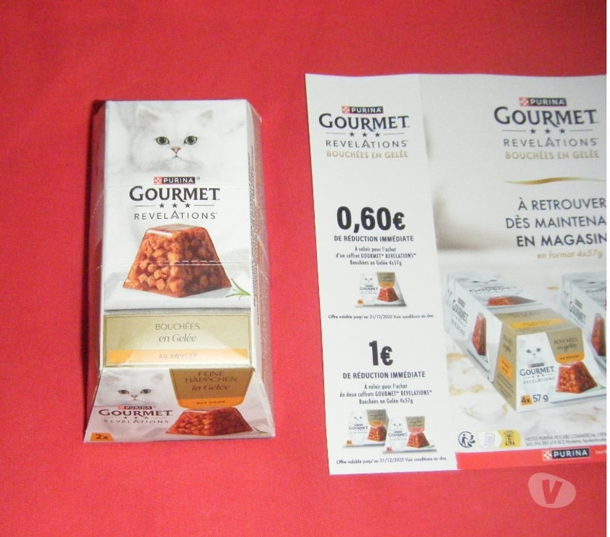 Services, accessoires animaux Landes Tosse - 40230 - Photos Vivastreet Gourmet révélations bouchées en gelée au poulet 2 x 57g