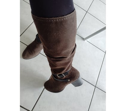Chaussures occasion Paris 5ème ardt Paris - Photos Vivastreet Bottes à talons marrons noirs