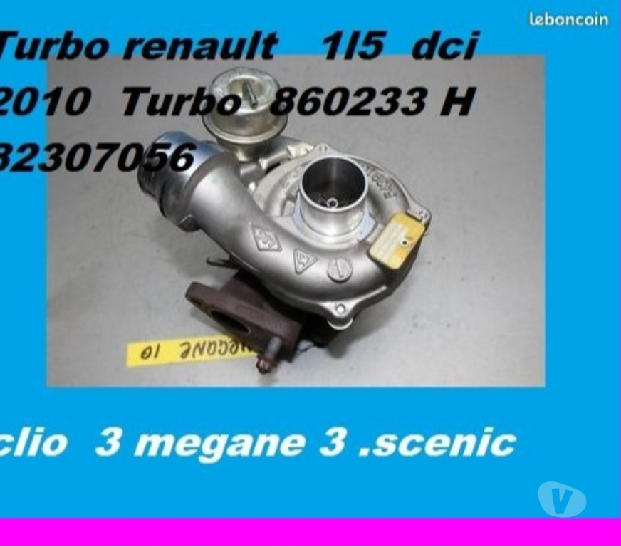Pièces et services auto Hérault Beziers - 34500 - Photos Vivastreet turbo Renault clio 3 1l5 dci 85 ch .3 dispo . turbo