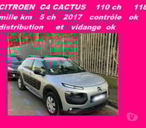 CITROEN C4 CACTUS 110 ch 118 mille km 5 ch 2017