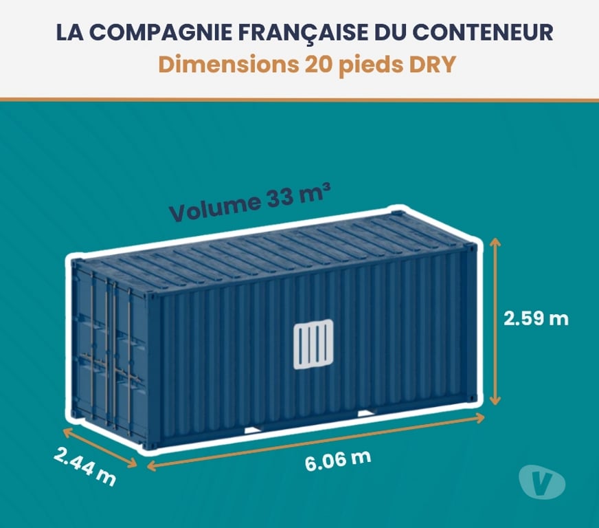 Matériel Seine-Maritime Le Havre - Photos Vivastreet 🟢 Container 20 pieds – Révisé et étanche
