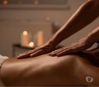 Massage relaxant à l'huile