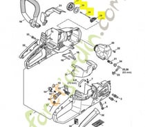 toutes les pièces pour votre tronconneuse sur foretjardin