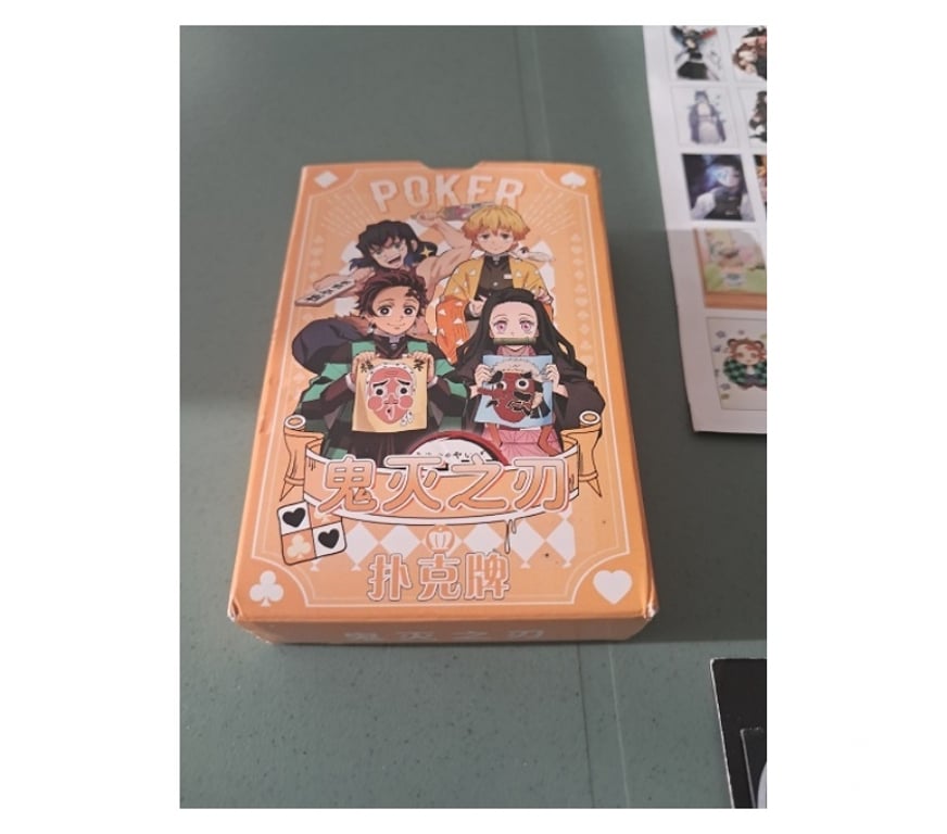 Collection Moselle Semecourt - 57280 - Photos Vivastreet Lot Demon Slayers stickers jeu poker manga anime japon
