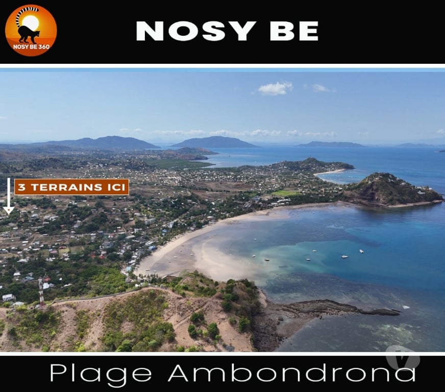 Terrain à vendre Madagascar - Photos Vivastreet vente 3 Terrains 400m² - 25000€