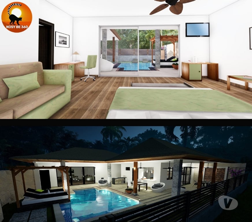 Vente Maison Madagascar - Photos Vivastreet 🏝️ Nosy Be – Domaine Résidentiel Lokobe