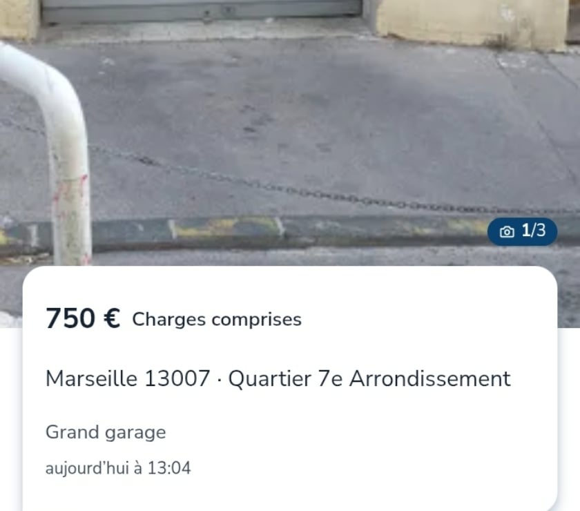 Parkings - Garages Bouches-du-Rhône Marseille - Photos Vivastreet Idéal garage pour entrepeneur