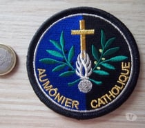 écusson militaire aumônier catholique gendarmerie