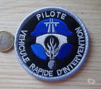 écusson militaire pilote véhicule rapide intervention