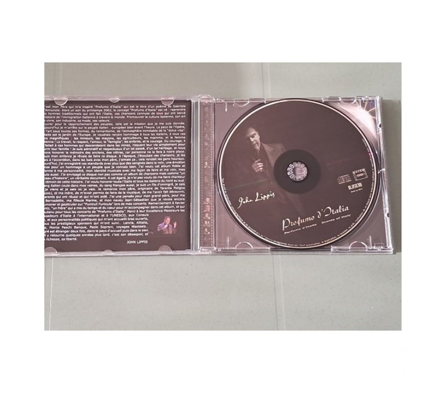 CDs Moselle Maizières-lès-Metz - 57280 - Photos Vivastreet CD John Lippis chansons italiennes Profumo d'italia musique