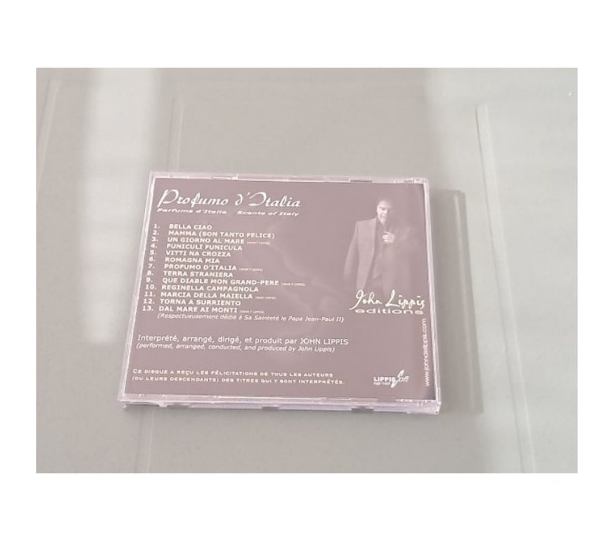 CDs Moselle Maizières-lès-Metz - 57280 - Photos Vivastreet CD John Lippis chansons italiennes Profumo d'italia musique