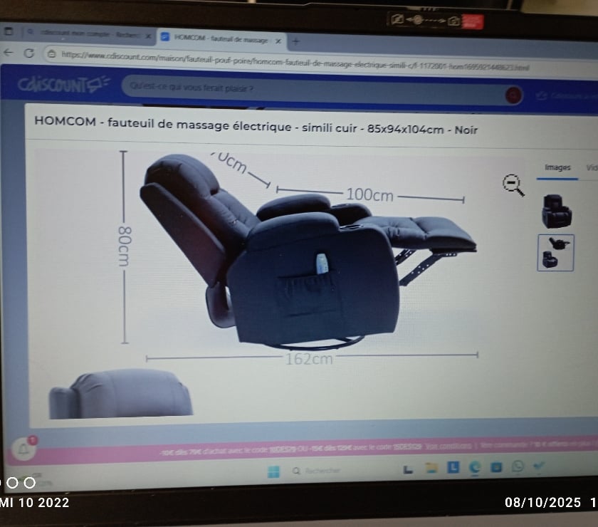 Ameublement & art de la table Ille-et-Vilaine Bruz - 35170 - Photos Vivastreet fauteuil relax etat neuf