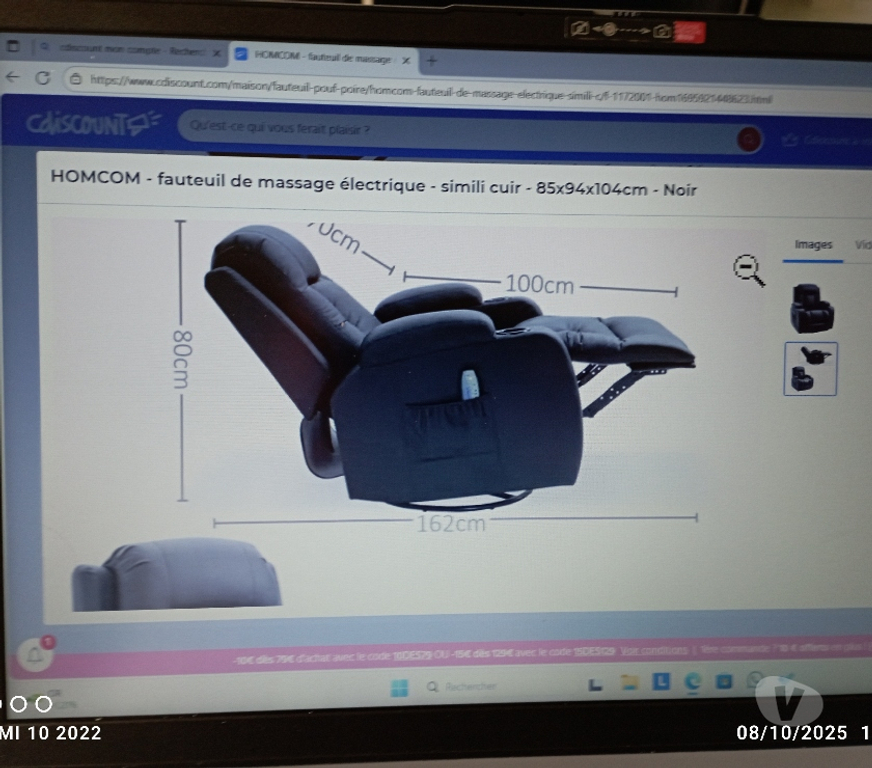 Ameublement & art de la table Ille-et-Vilaine Bruz - 35170 - Photos Vivastreet fauteuil relax etat neuf