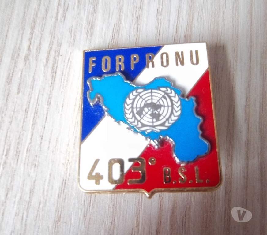 Collection Manche Valognes - 50700 - Photos Vivastreet insigne militaire OPEX 403° Bataillon de Soutien Logistique