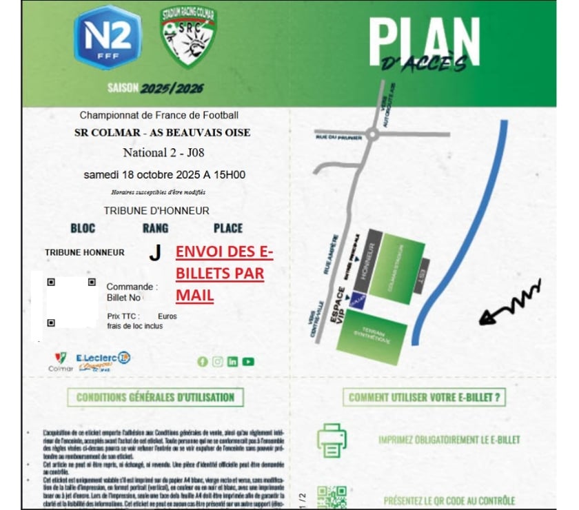 Evenements sportifs Haut-Rhin Colmar - 68000 - Photos Vivastreet 2 places Colmar vs AS Beauvais samedi 18 octobre à 15H