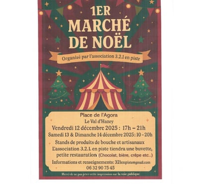 Organisations d'evènements Aubevoye Eure - Photos Vivastreet marché de Noël 3.2.1. En piste