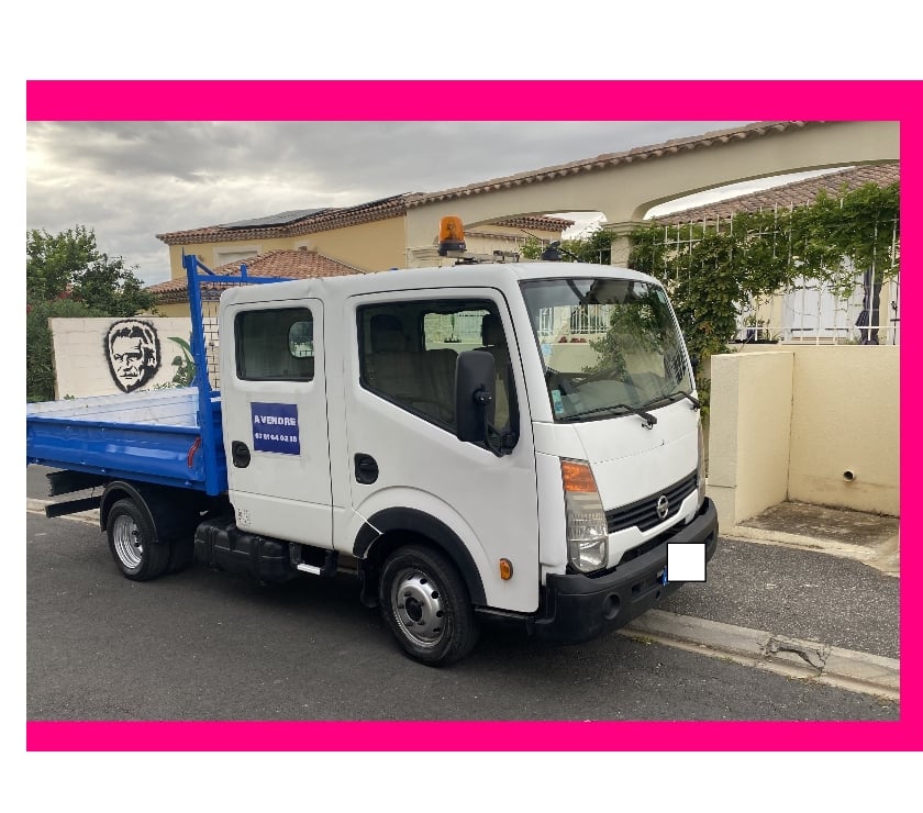 Véhicules commerciaux & utilitaires d'occasion Hérault Agde - 34300 - Photos Vivastreet Nissan cabstar benne double cabine 6 places comme neuf contr