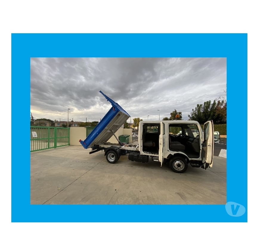 Véhicules commerciaux & utilitaires d'occasion Hérault Lodeve - 34700 - Photos Vivastreet Nissan benne. cabstar benne double cabine 6 places comme neu