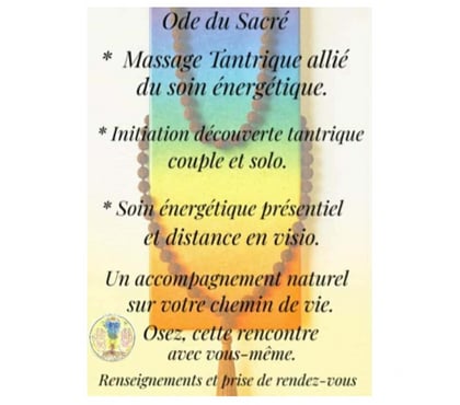 Massage Ceyrat Puy-de-Dôme - Photos Vivastreet Massage Ode du Sacré Tantrique Soin énergétique