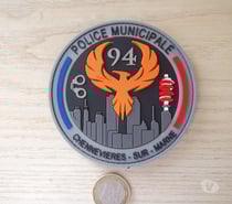 écusson obsolète ...PM Chennevieres sur Marne Val-de-Marne