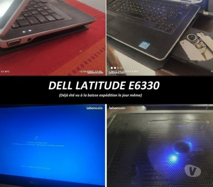 Informatique Ariège Saverdun - 09700 - Photos Vivastreet " Dell latitude E6330 TBE à revoir batterie"