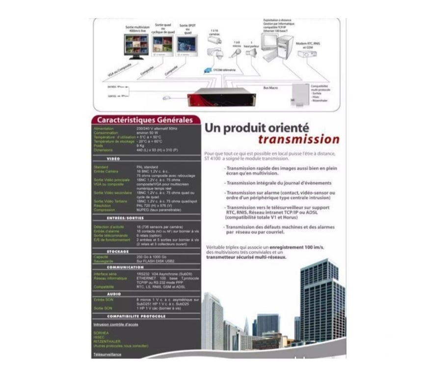 Photo - Video - Son Ariège Saverdun - 09700 - Photos Vivastreet DVR hybride Professionnel STIM ST4100 – 32 cana