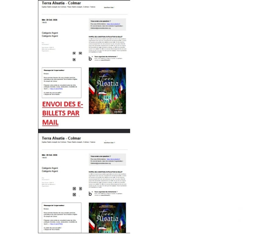 Spectacles Haut-Rhin Colmar - 68000 - Photos Vivastreet 2 places pour "Terra Alsatia" à Colmar mercredi 29 octobre