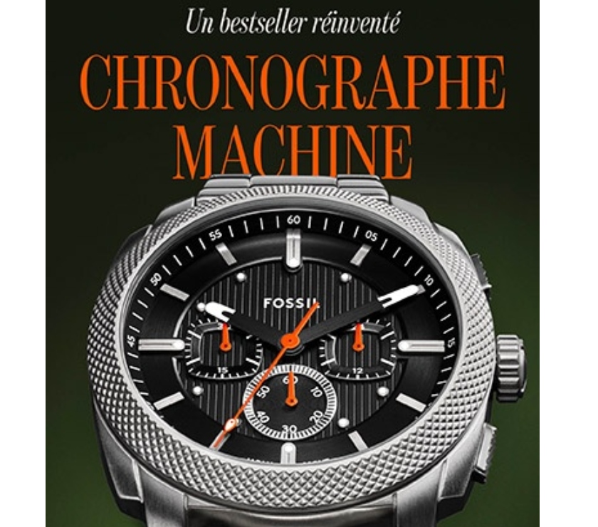 Montres occasion Meurthe-et-Moselle Nancy - Photos Vivastreet Montre FOSSIL "Machine" Chrono+, neuve et garantie !! đ