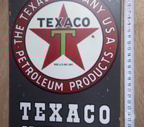 Plaque métal collection vintage plate 20 x 30 cm TEXACO