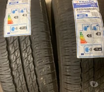 Paire de pneus neufs utilitaire 225 65R16