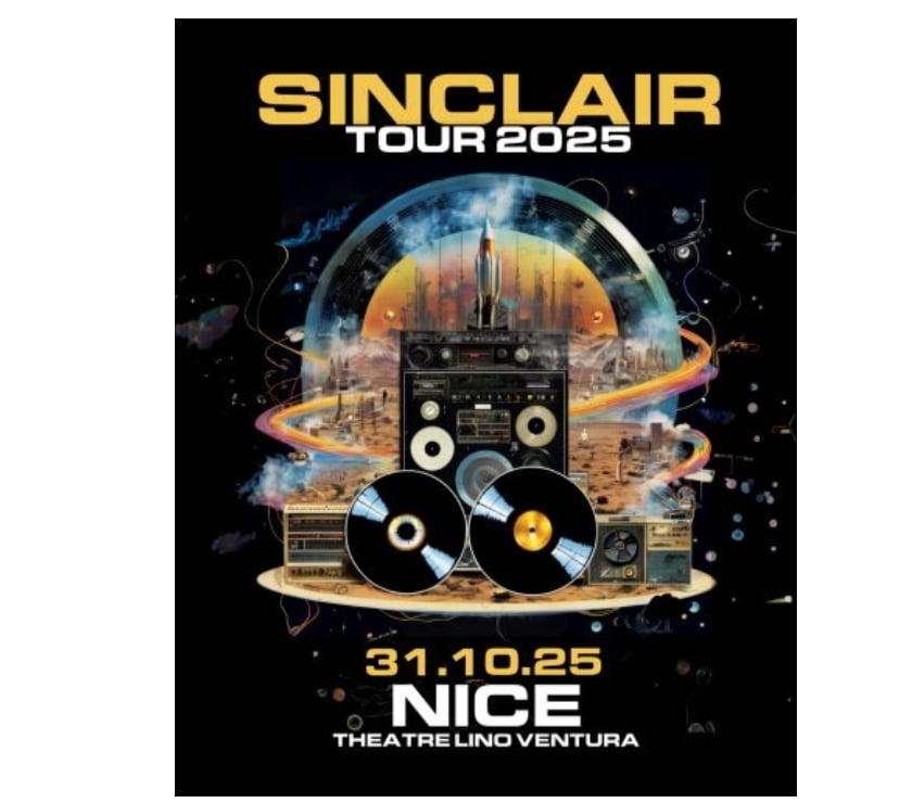 Billets spectacles Nice Nice - Photos Vivastreet 2 places pour le concert de Sinclair vendredi à Nice