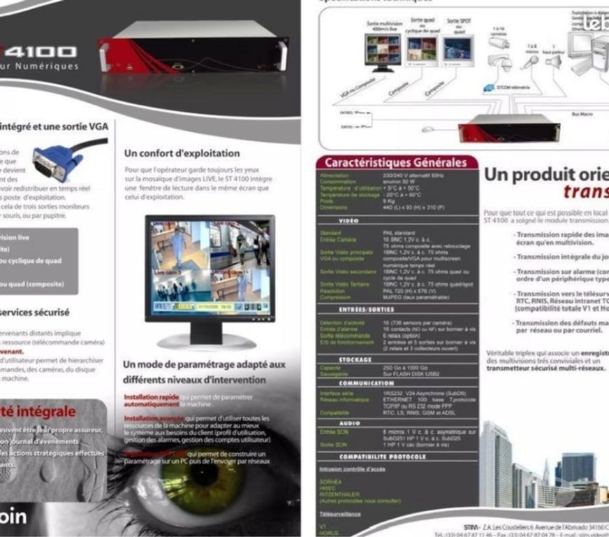 Photo - Video - Son Ariège Saverdun - 09700 - Photos Vivastreet Enregistreur DVR hybride Professionnel ST4100 – 32 canaux