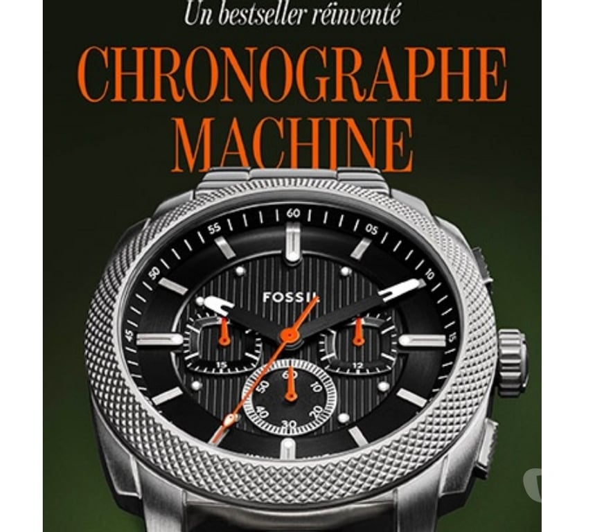 Montres occasion Meurthe-et-Moselle Nancy - Photos Vivastreet Montre FOSSIL "Machine" Chrono+, neuve et garantie !! 📌