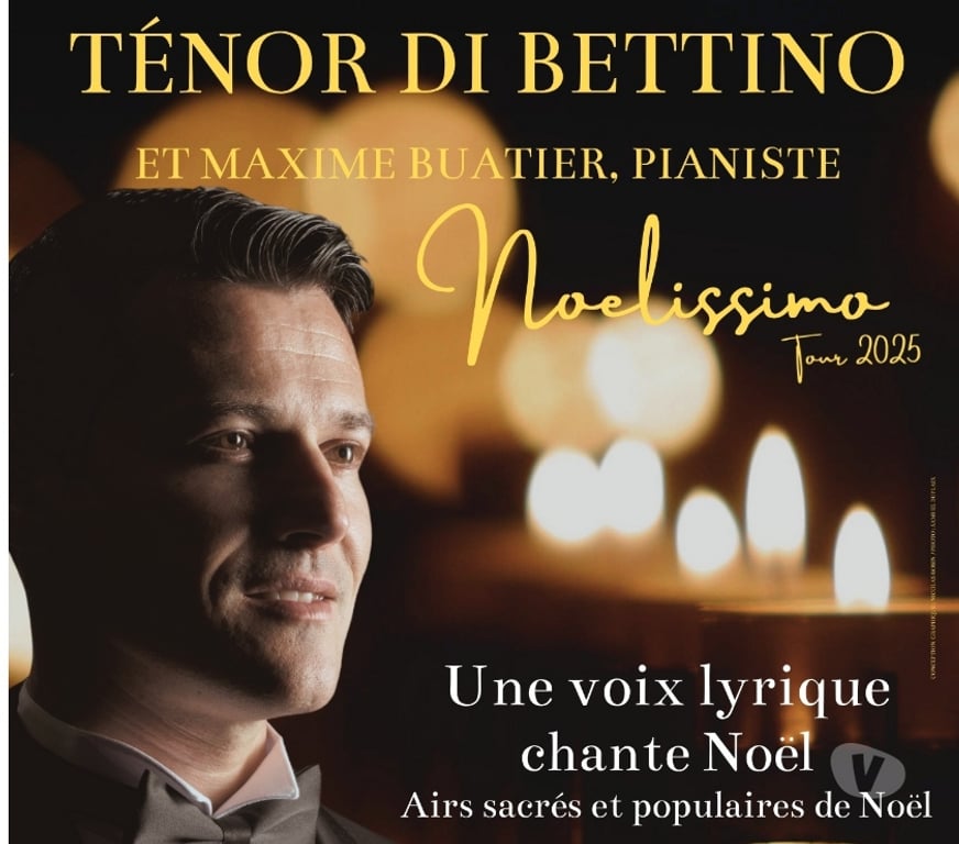Concerts - Théâtre - Spectacles Vaucluse Cavaillon - 84300 - Photos Vivastreet "Noelissimo" par le Ténor Di Bettino au Temple de Cavaillon