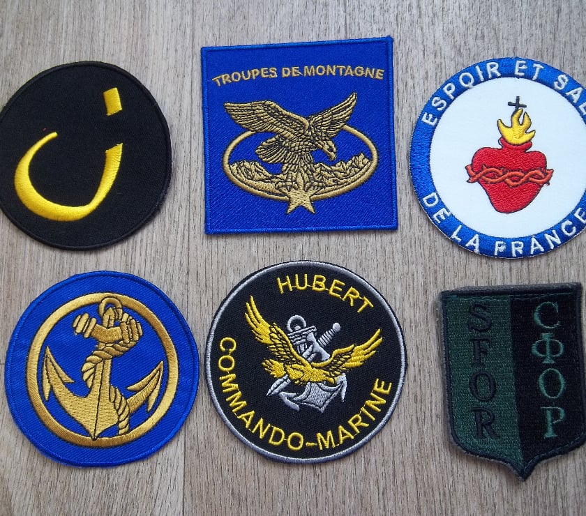 Collection Valognes Manche - Photos Vivastreet lot 6 écussons militaires collection insignes vintage