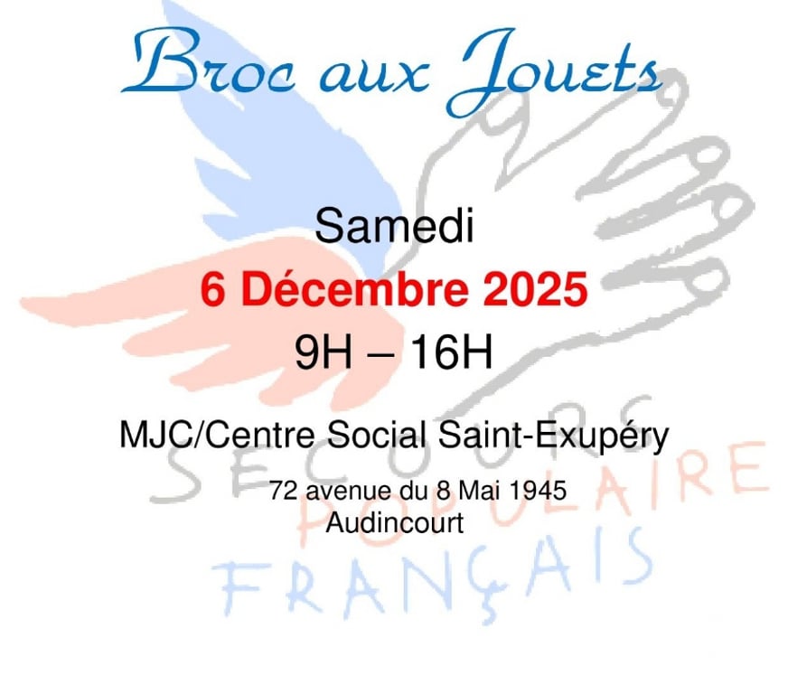 Vides greniers - Brocantes Doubs Audincourt - 25400 - Photos Vivastreet Broc aux jouets du Secours Populaire