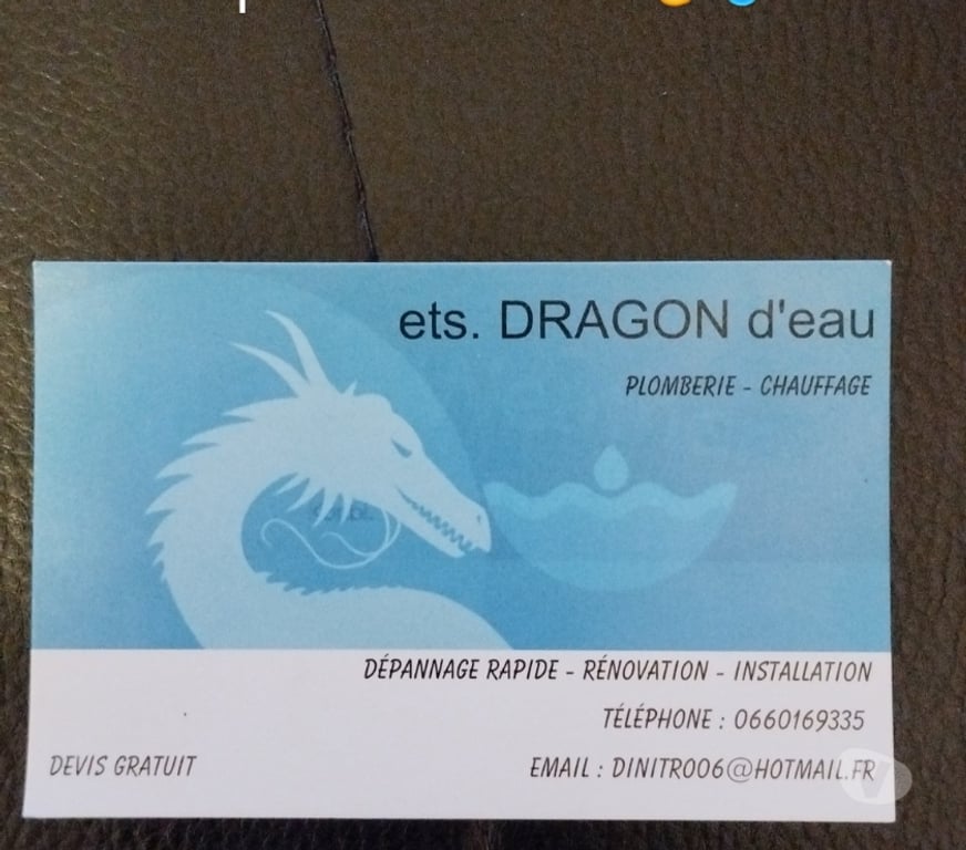 Artisans & dépannages Alpes-Maritimes Nice - Photos Vivastreet PLOMBIER chauffagiste