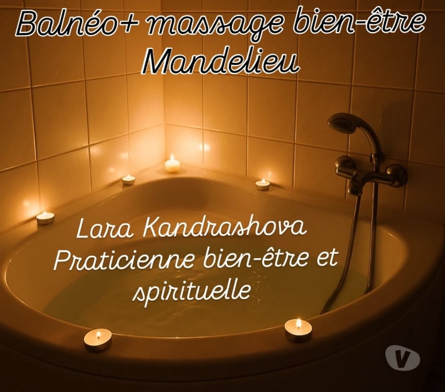 Massages Alpes-Maritimes Mandelieu la Napoule - 06210 - Photos Vivastreet Rituel Bien-être et Tantrique Balnéo baignoire double