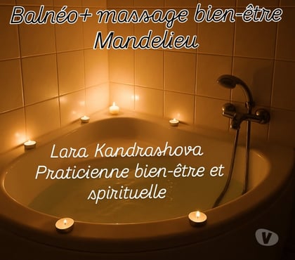 Massage relaxant Mandelieu la Napoule Alpes-Maritimes - Photos Vivastreet Rituel Bien-être et Tantrique Balnéo baignoire double