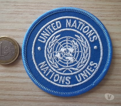 Collection Valognes Manche - Photos Vivastreet écusson ONU Nations Unies patch brodé thermocollant