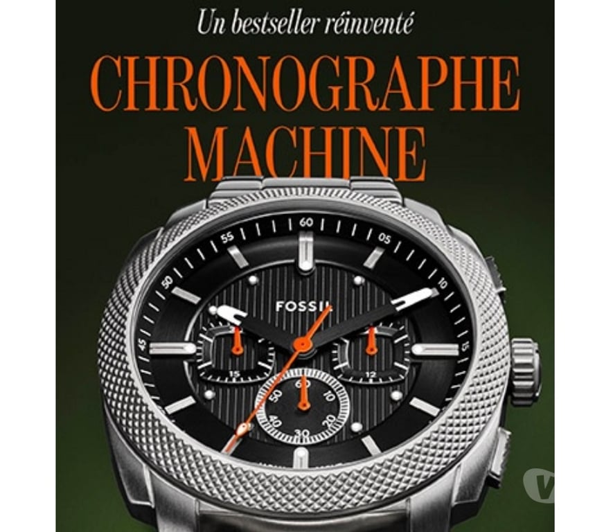 Montres occasion Meurthe-et-Moselle Nancy - Photos Vivastreet Montre FOSSIL "Machine" Chrono+, neuve et garantie !! 📌