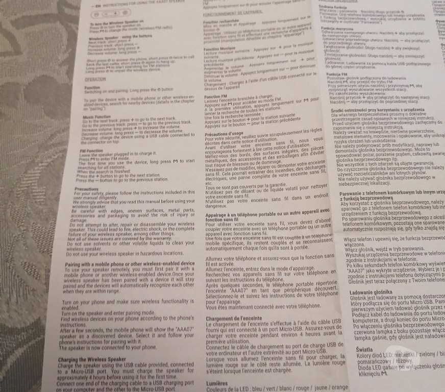 Photo - Video - Son Haute-Garonne La Salvetat St Gilles - 31880 - Photos Vivastreet Enceinte Bluetooth lumineuse