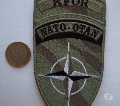 Collection Valognes Manche - Photos Vivastreet écusson militaire KFOR Nato Otan camouflage armée