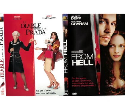DVD occasion Rochefort Charente-Maritime - Photos Vivastreet Le Diable s'habille en Prada. FROM HELL